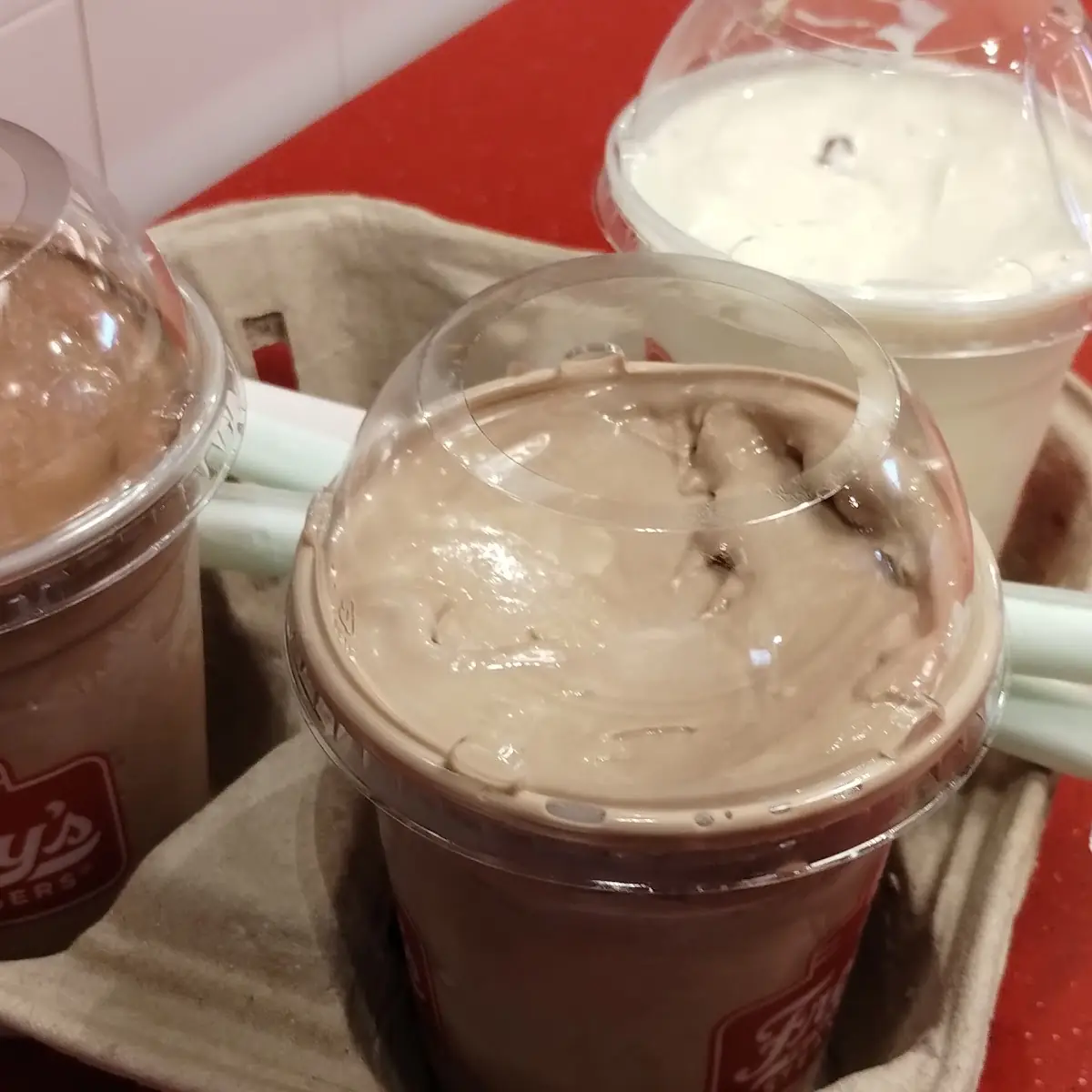 Chocolate Vanilla and Chocolate-Vanilla Milkshakes