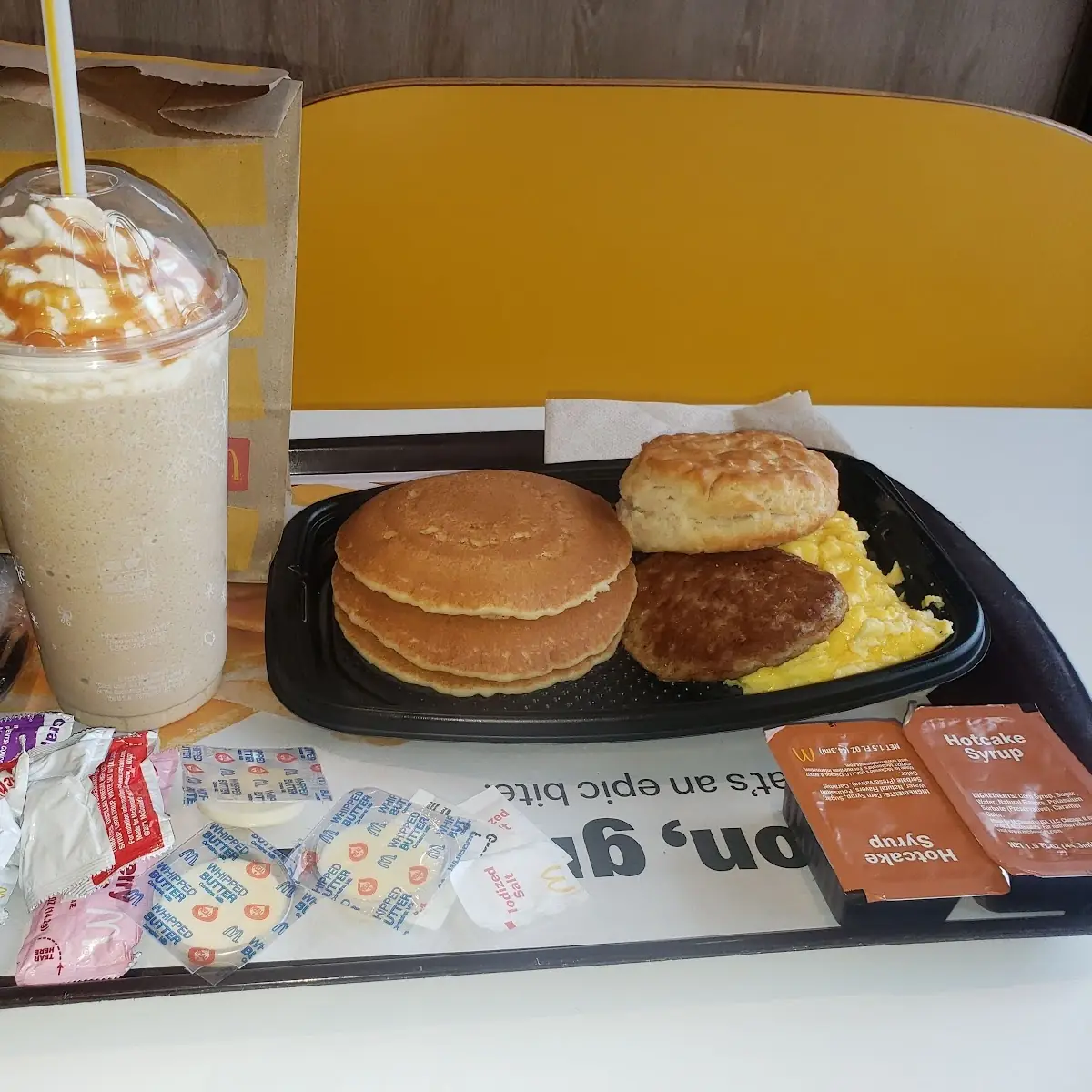 Big Breakfast with a Mocha Frappe