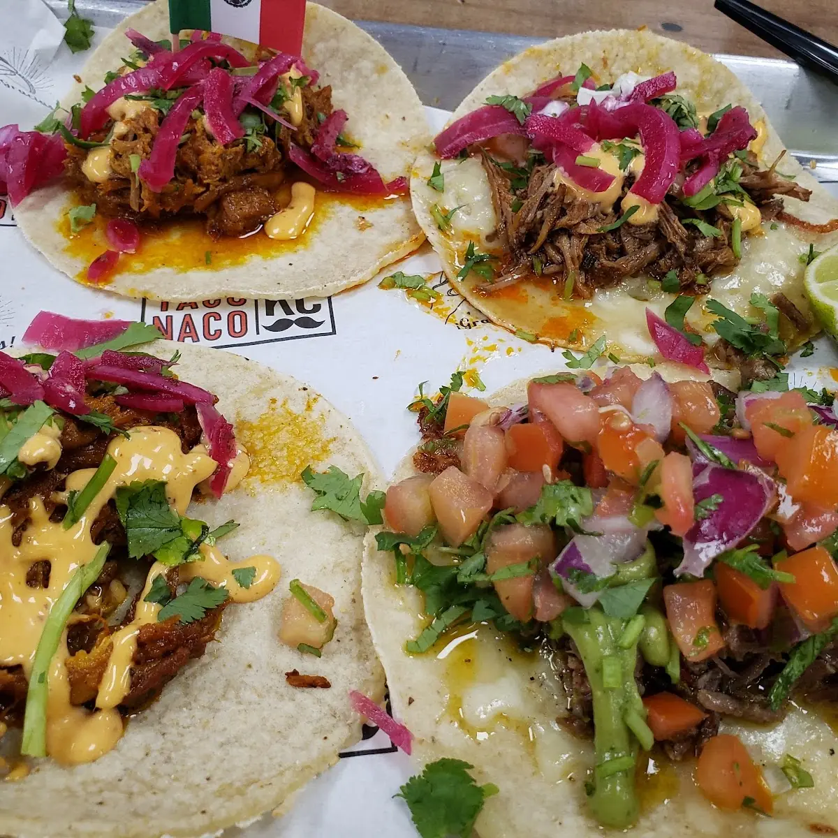Mole Taco Trio 3