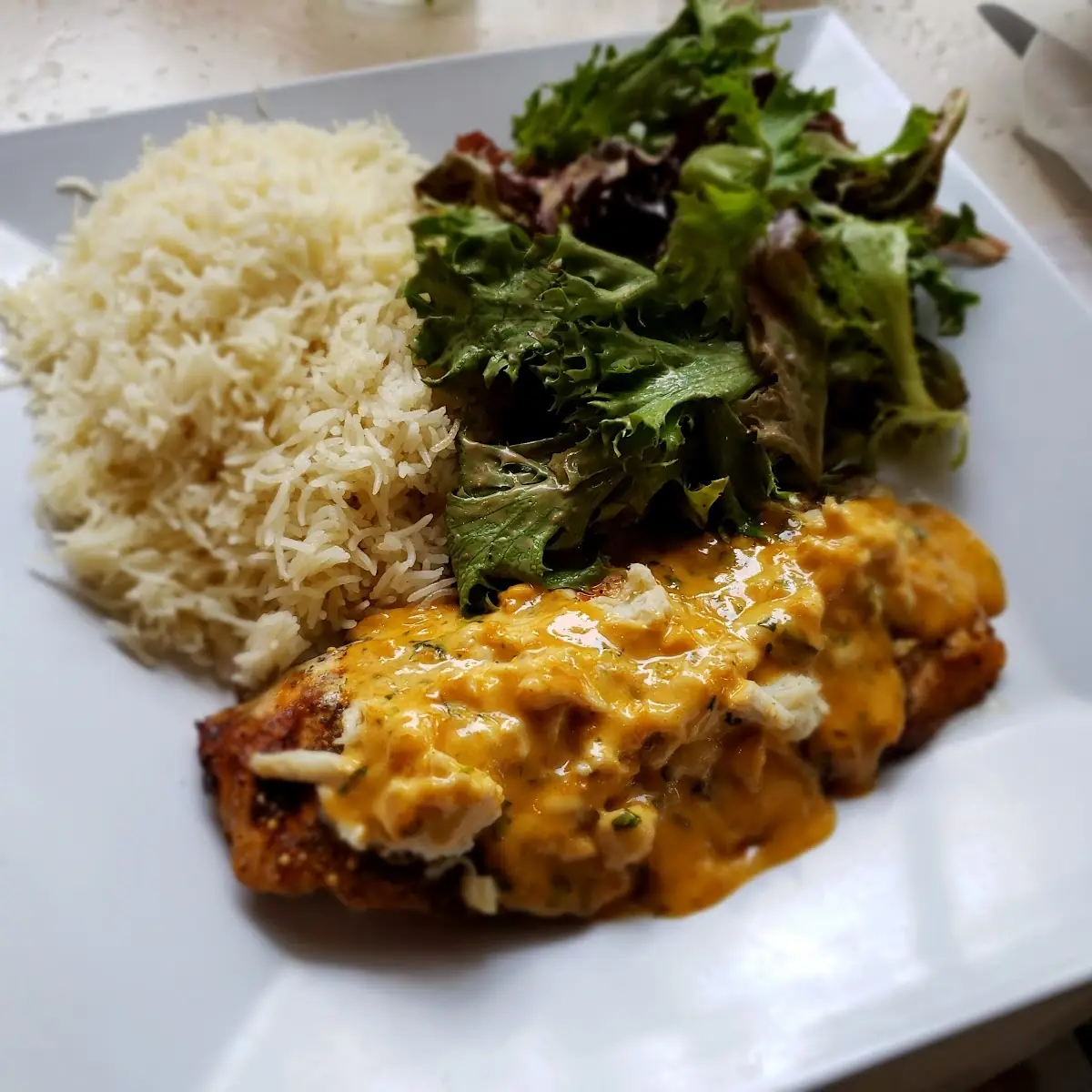 Sweet Potato Crusted Hogfish