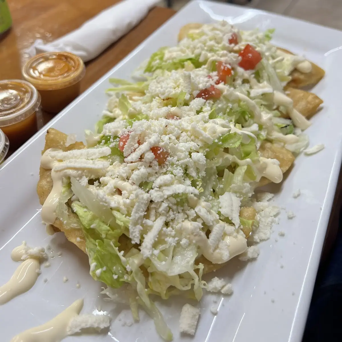 Tacos Dorados de Pollo
