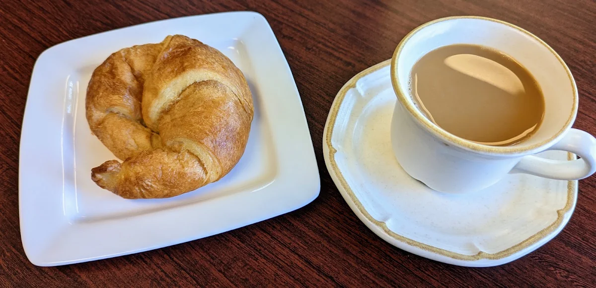 Butter Croissant and Coffee