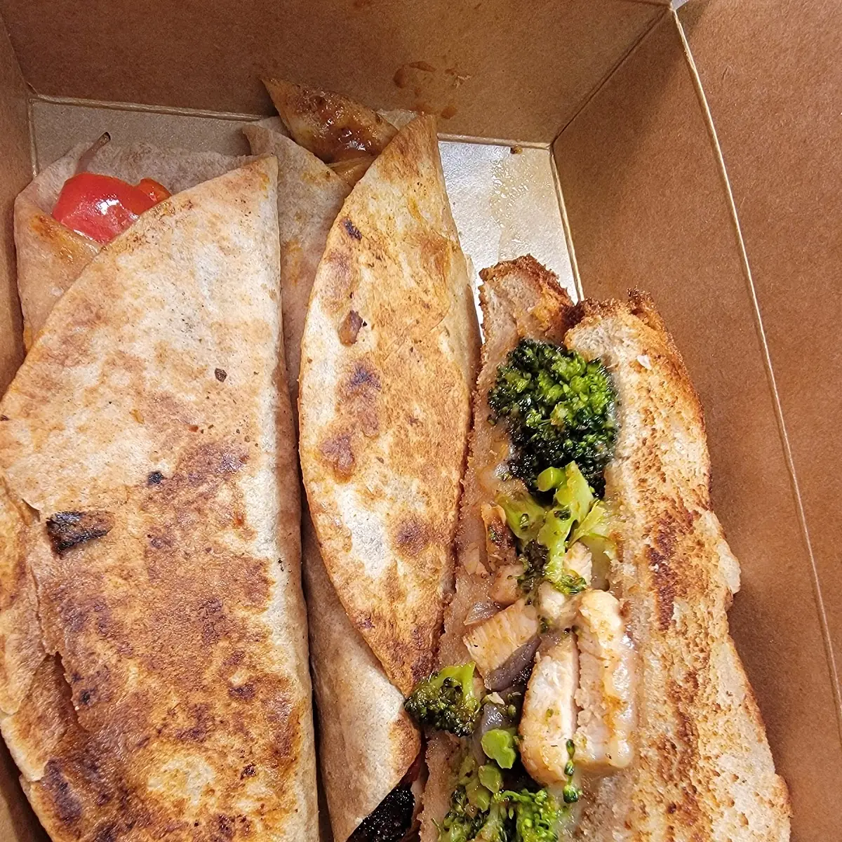 Chicken Broccoli Cheese Sandwich