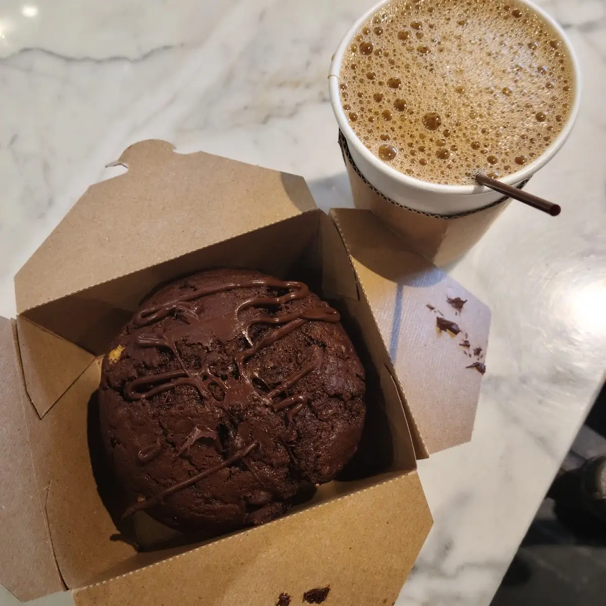 Dark Chocolate Banana Muffin