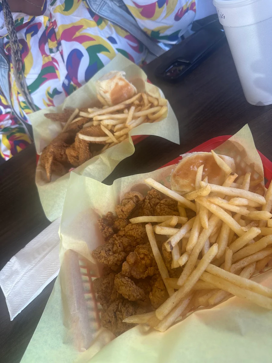 Coconut Shrimp with Fries