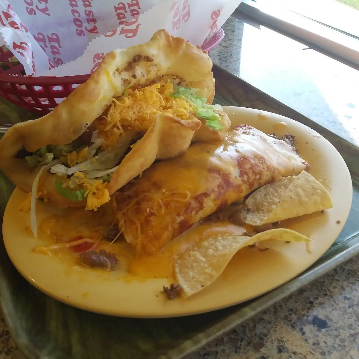 Cheese Quesadilla w Fries