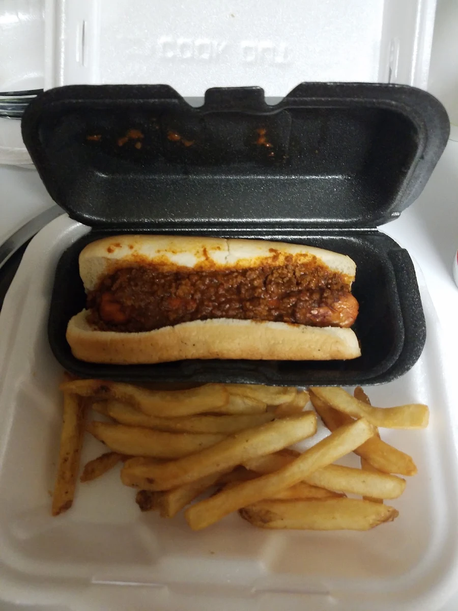 Beef Chili Dog