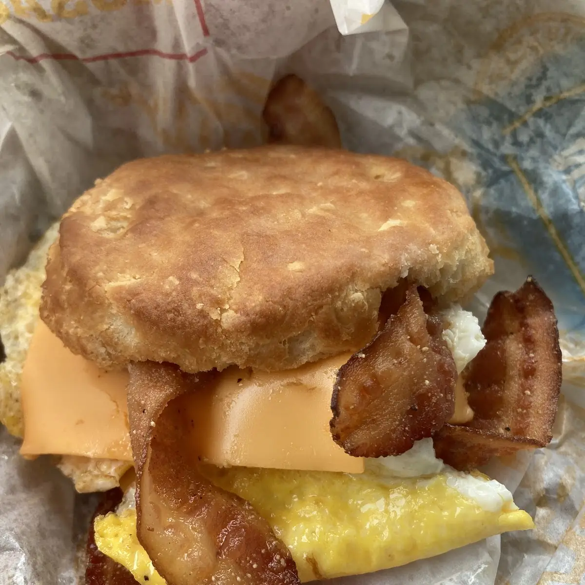 Sausage Egg and Cheese Biscuit