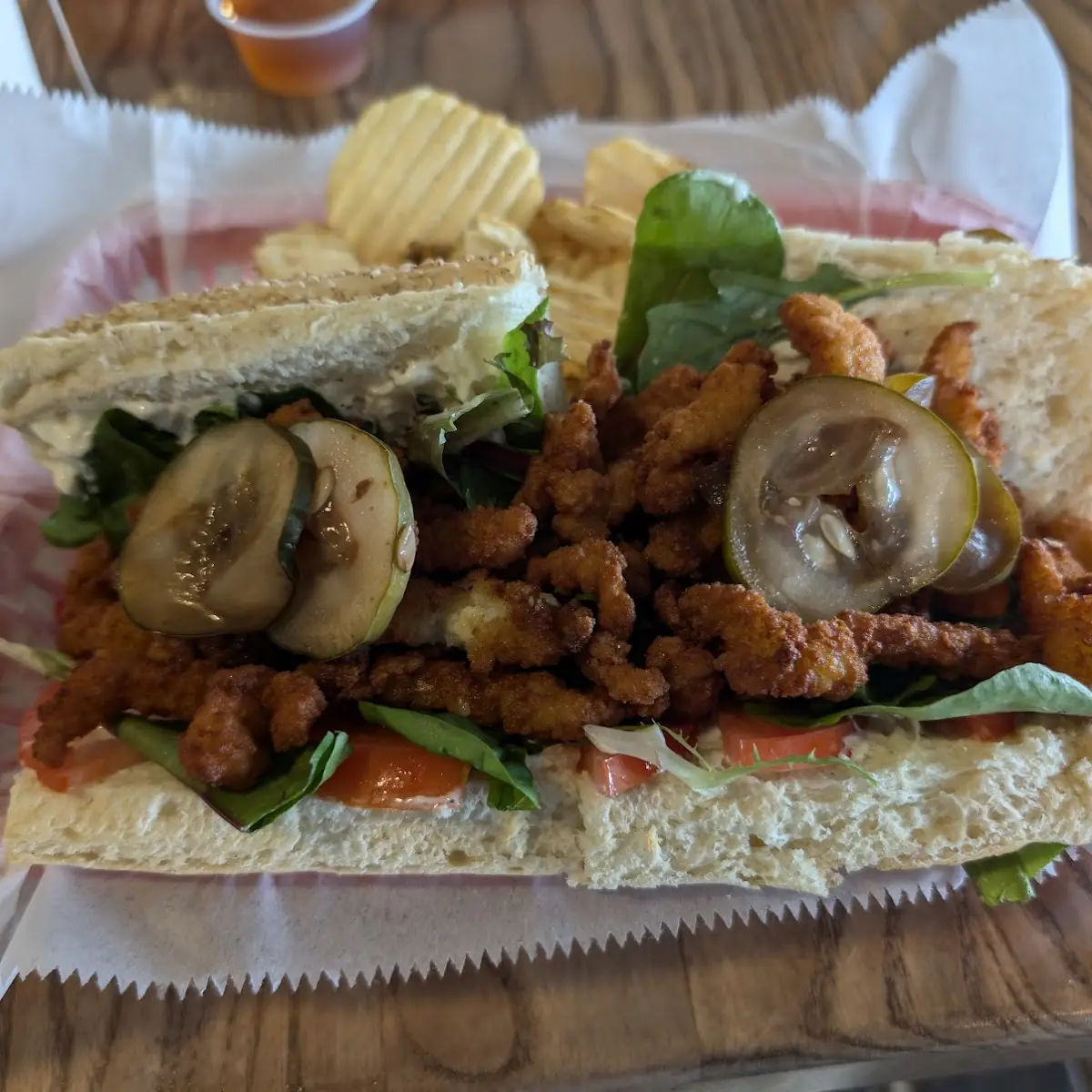Fried Clam PO'Boy