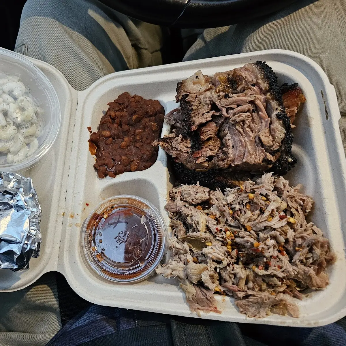 Brisket Pulled Pork Plate
