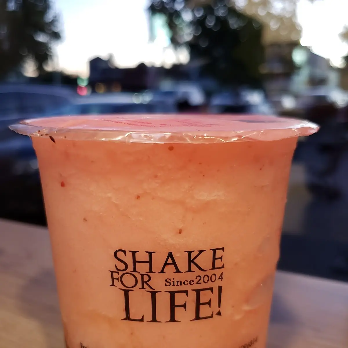 Strawberry Slush w Boba