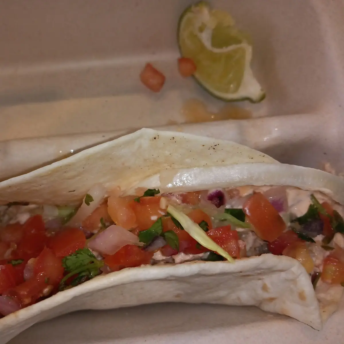 Pollo Asado Taco