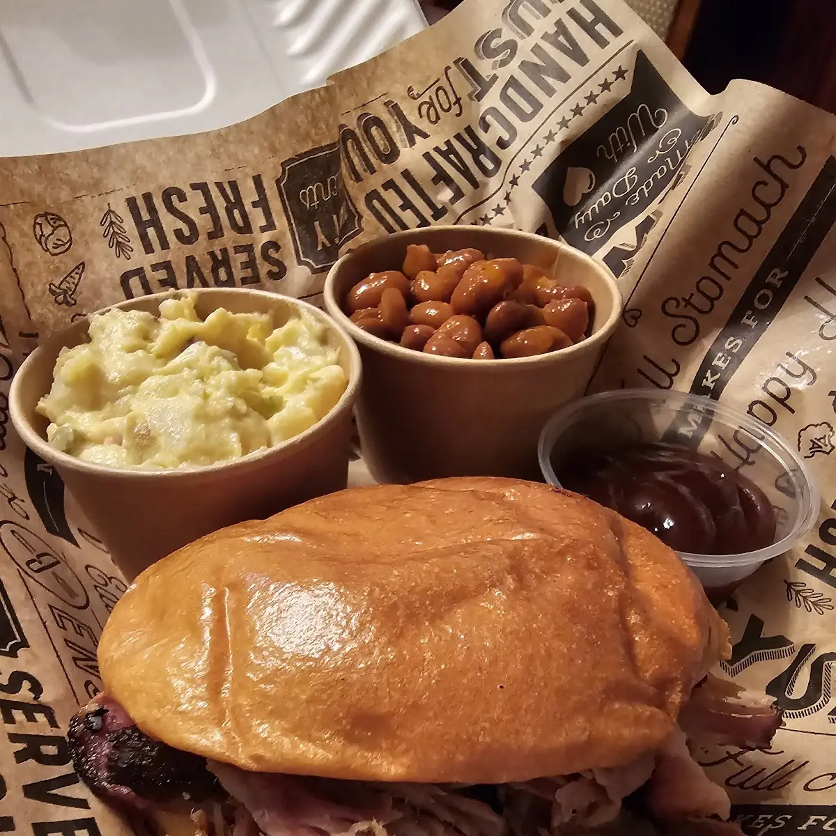 Pulled Pork Sandwich Box