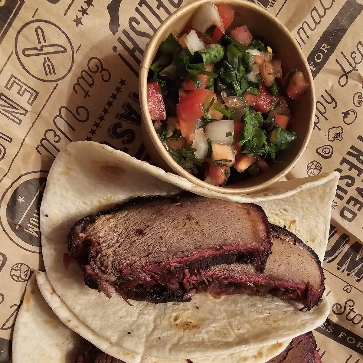Texas Style Brisket Wraps
