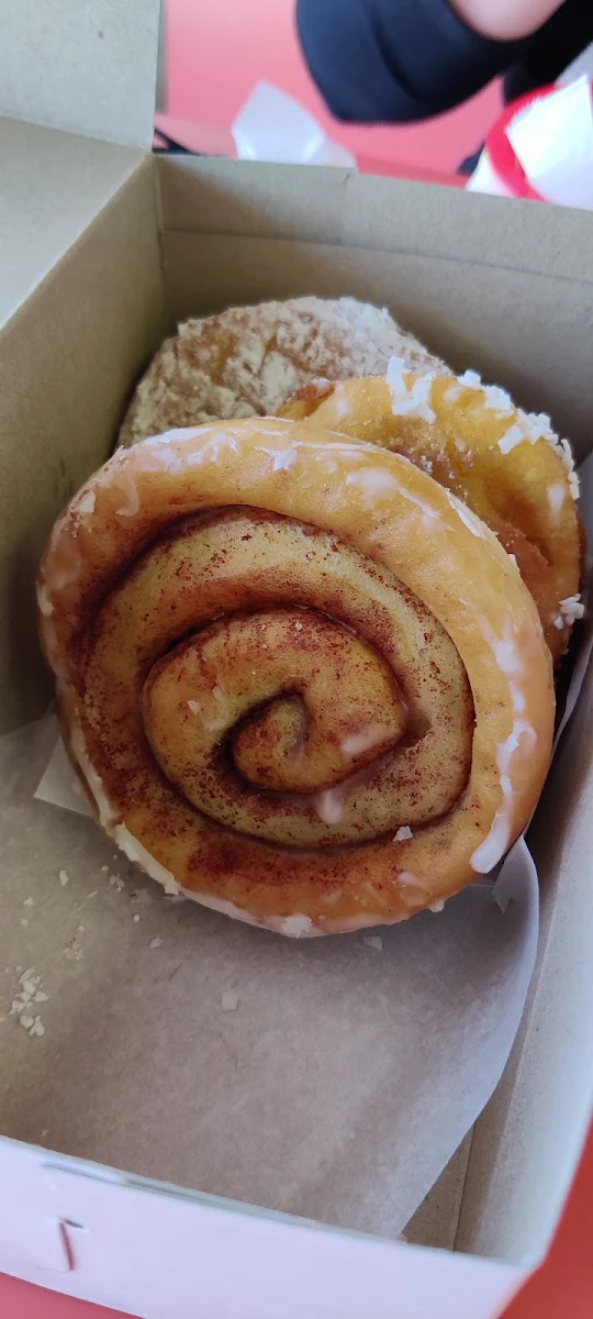 Large Cinnamon Roll Donut