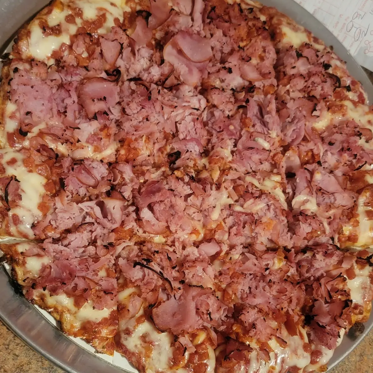 Ham and Pepperoni Pizza