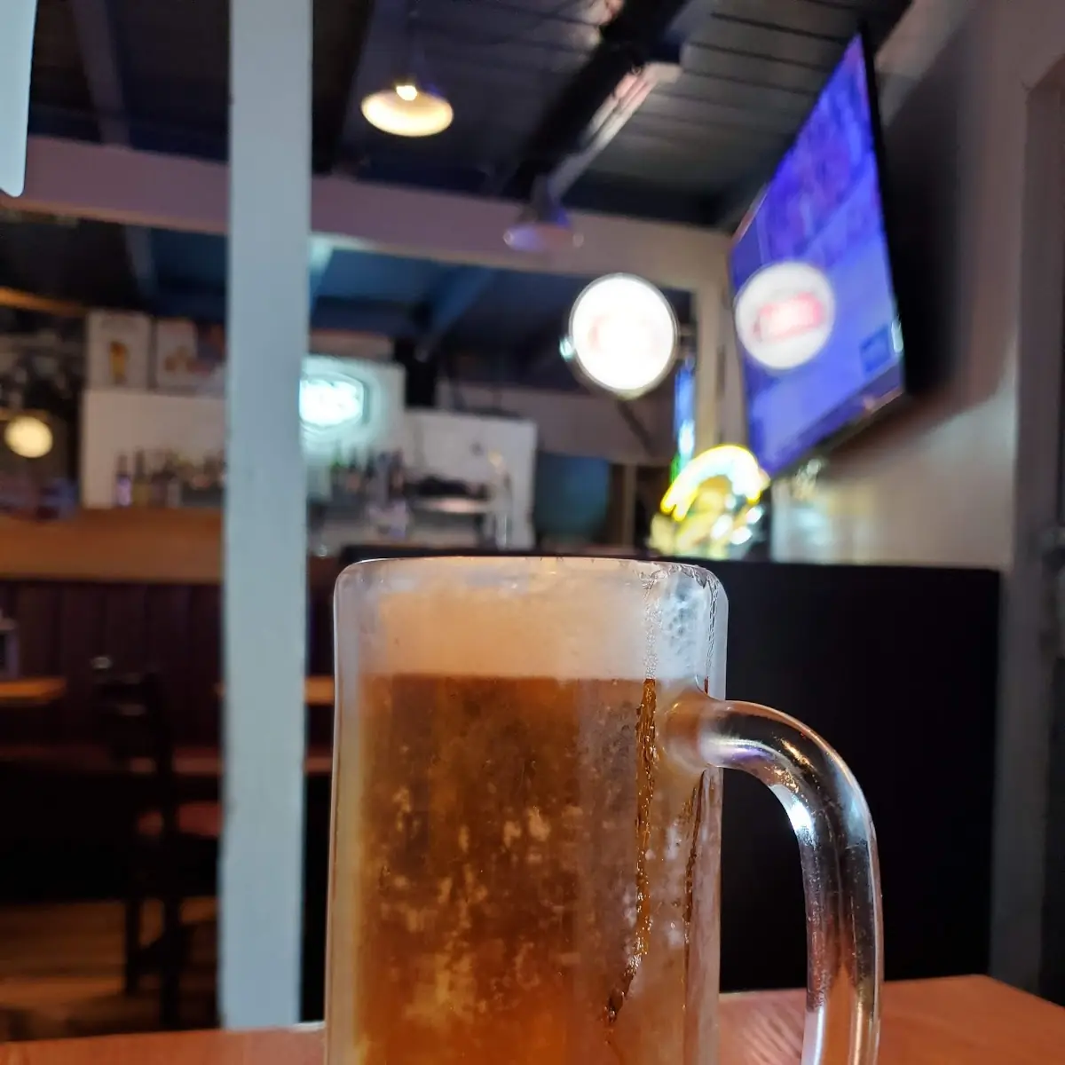 Ice Cold Frosty Draft Beer