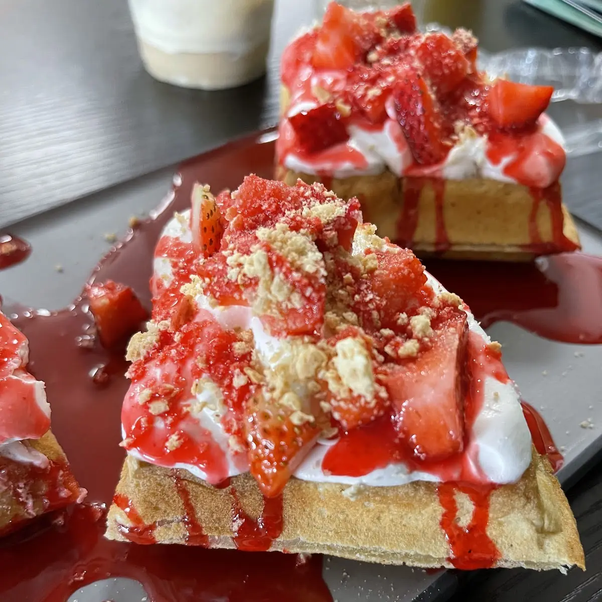 Strawberry Shortcake Waffle