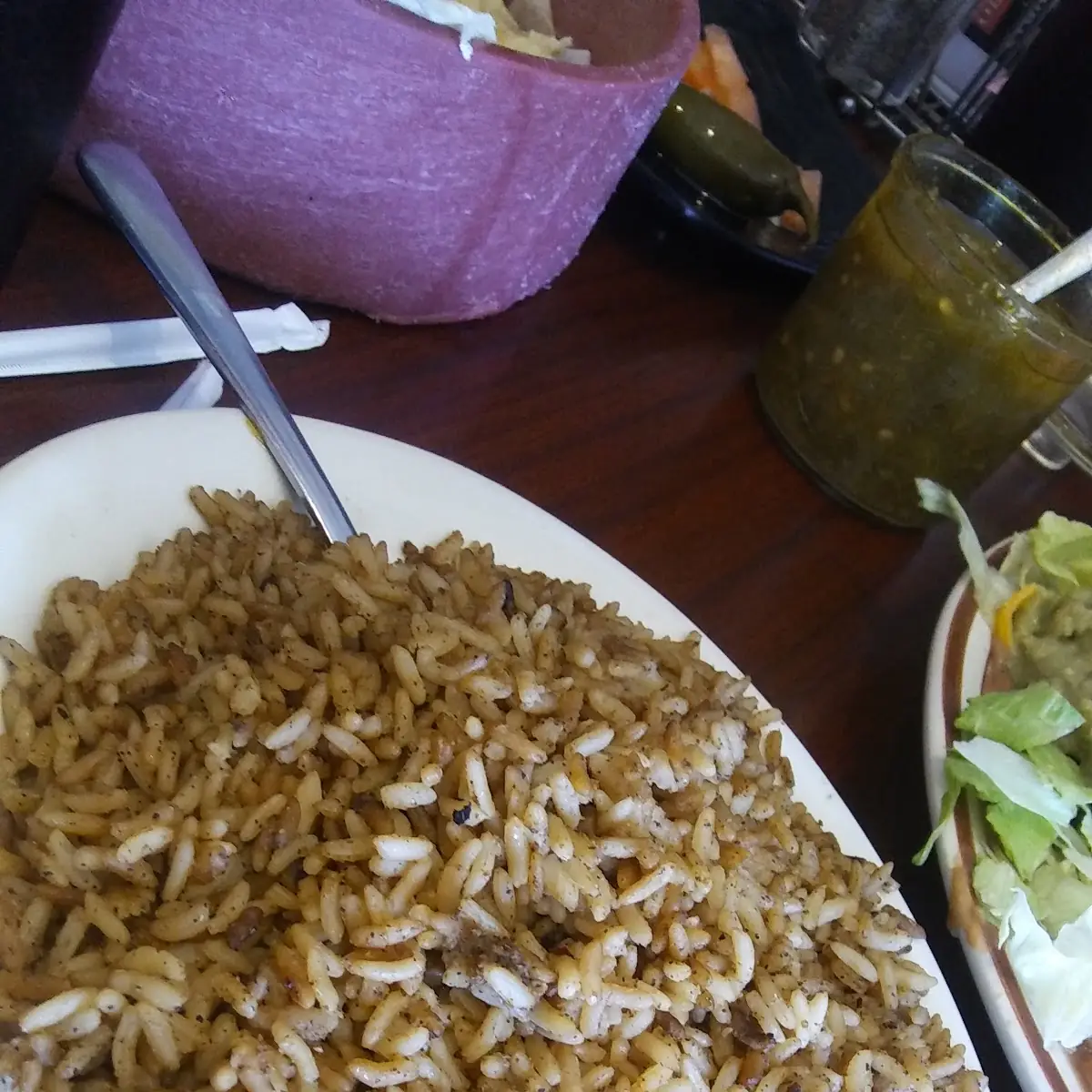 Refried Beans or Rice