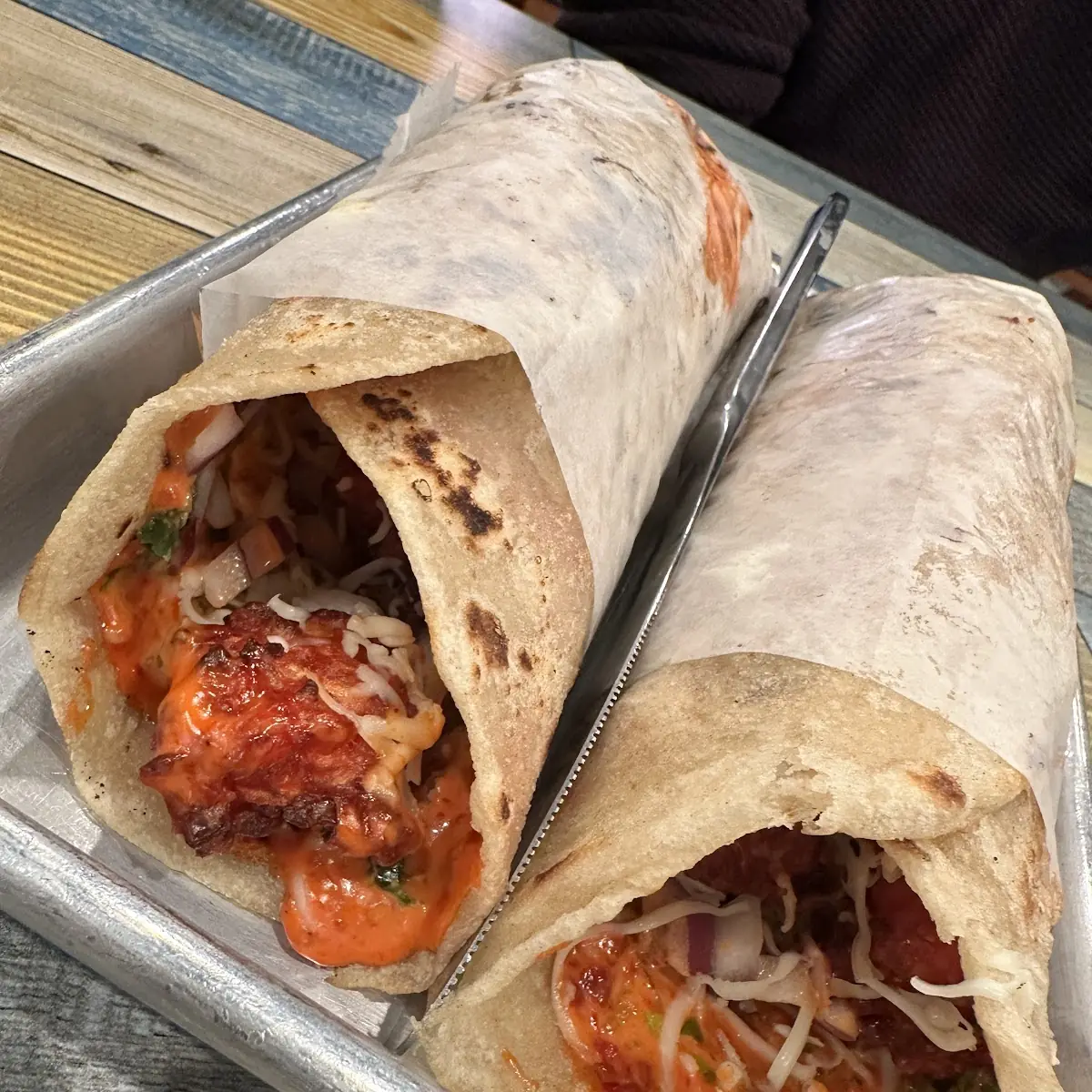Schezwan Paneer Cheese Frankie