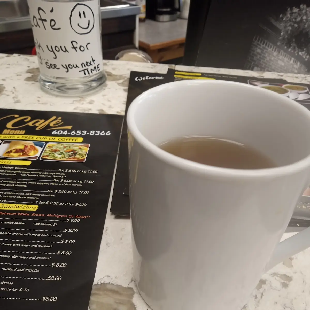 Peppermint Tea, V Cafe