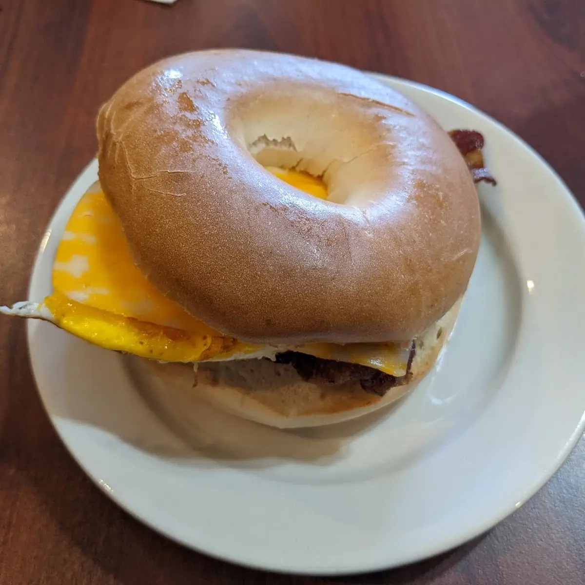 Bacon Egg Cheese Breakfast Sandwich