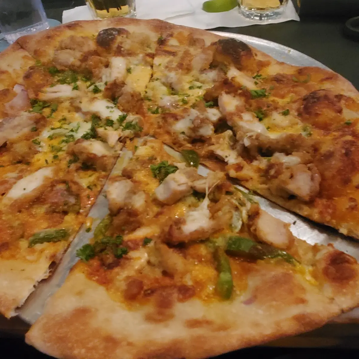 Fried Chicken Pizza
