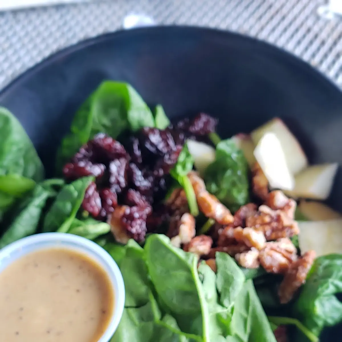 Enlightened Spinach Salad