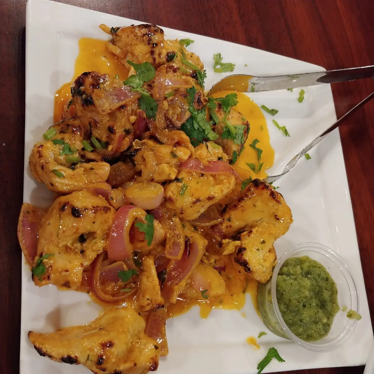 Afghani Chicken Tikka, India Chaat House and Restaurant