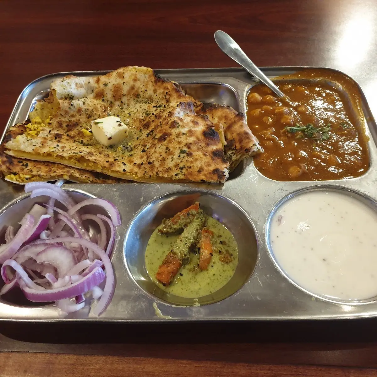 Amritsari Paneer Kulcha, India Chaat House and Restaurant