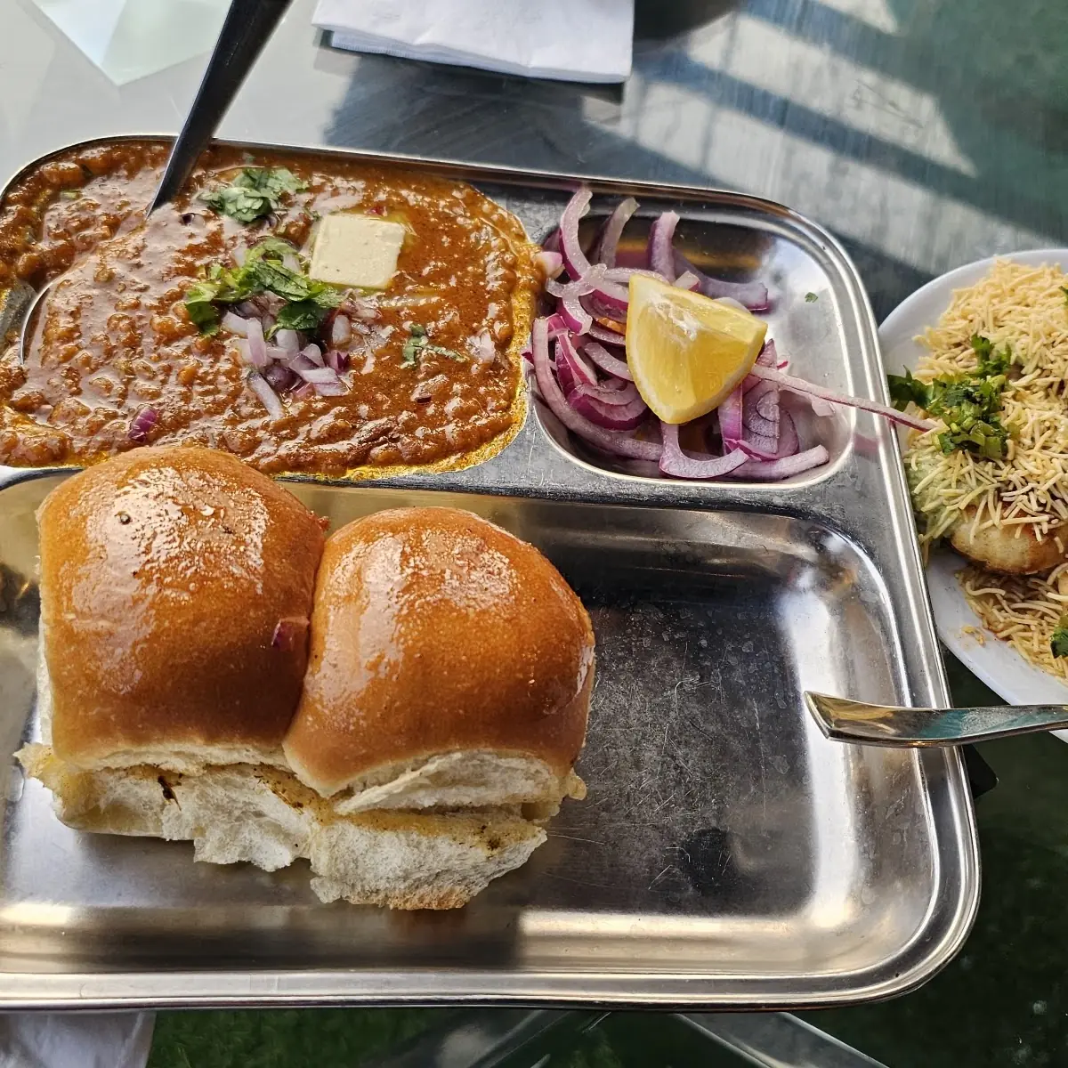 Pav Bhaji, India Chaat House and Restaurant