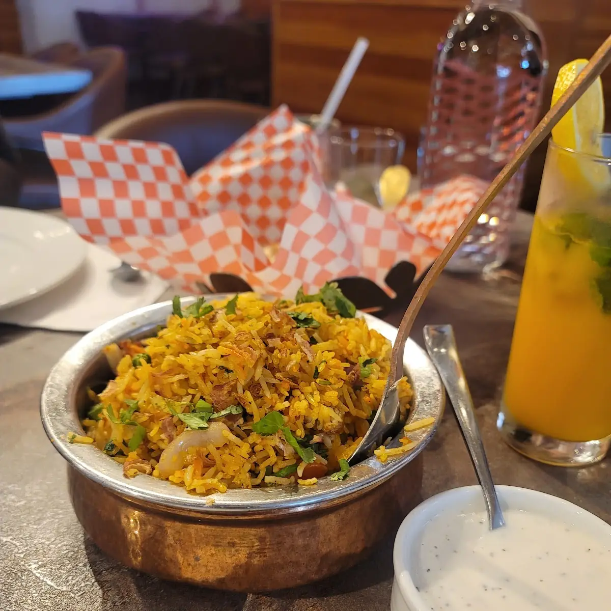 Vegetable Biryani, India Chaat House and Restaurant