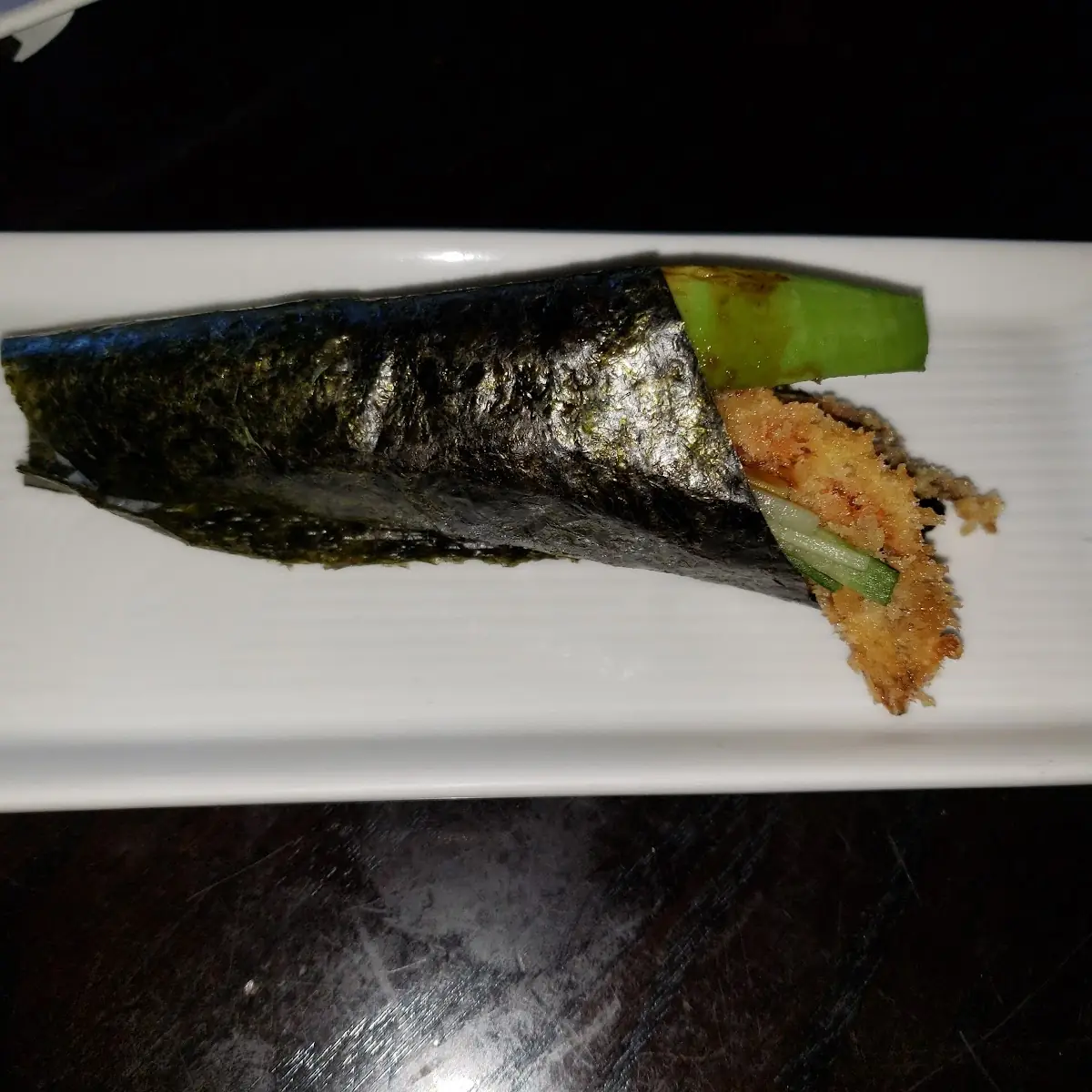 Spider Hand Roll Deep Frued Soft Shell Crab Roll