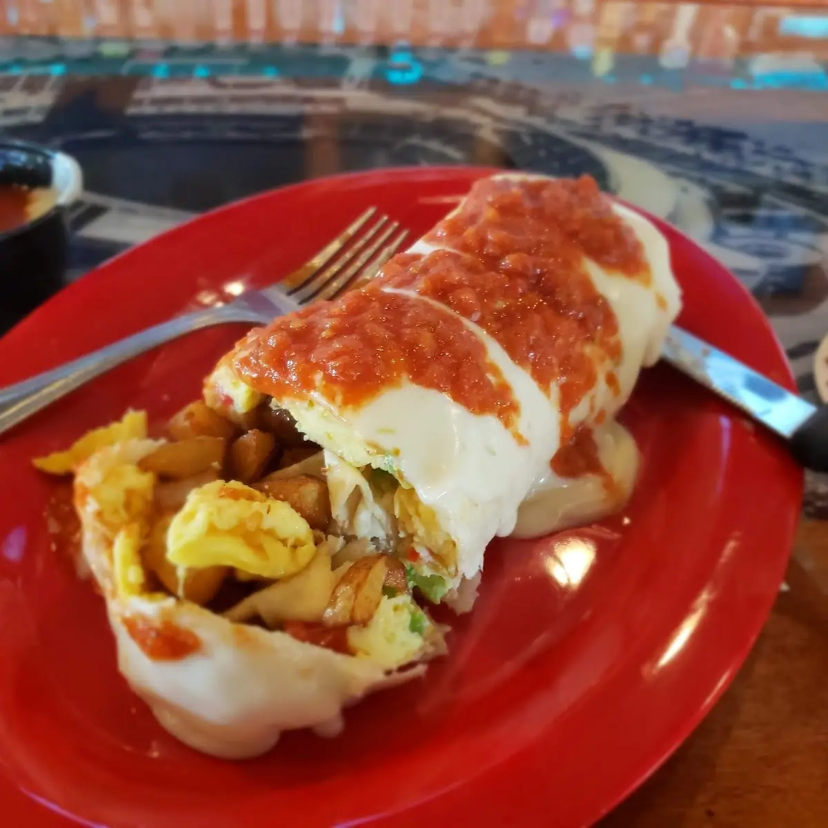 Burrito Royale with Hash Browns