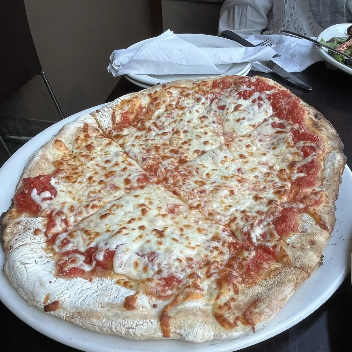 Cheese Pizza, Wooden Heads Gourmet Pizza