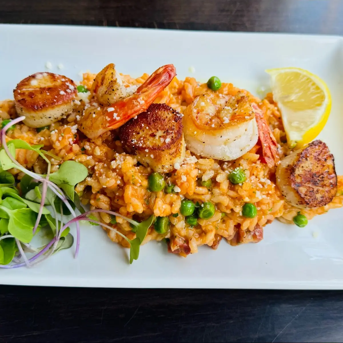 Risotto, Wooden Heads Gourmet Pizza
