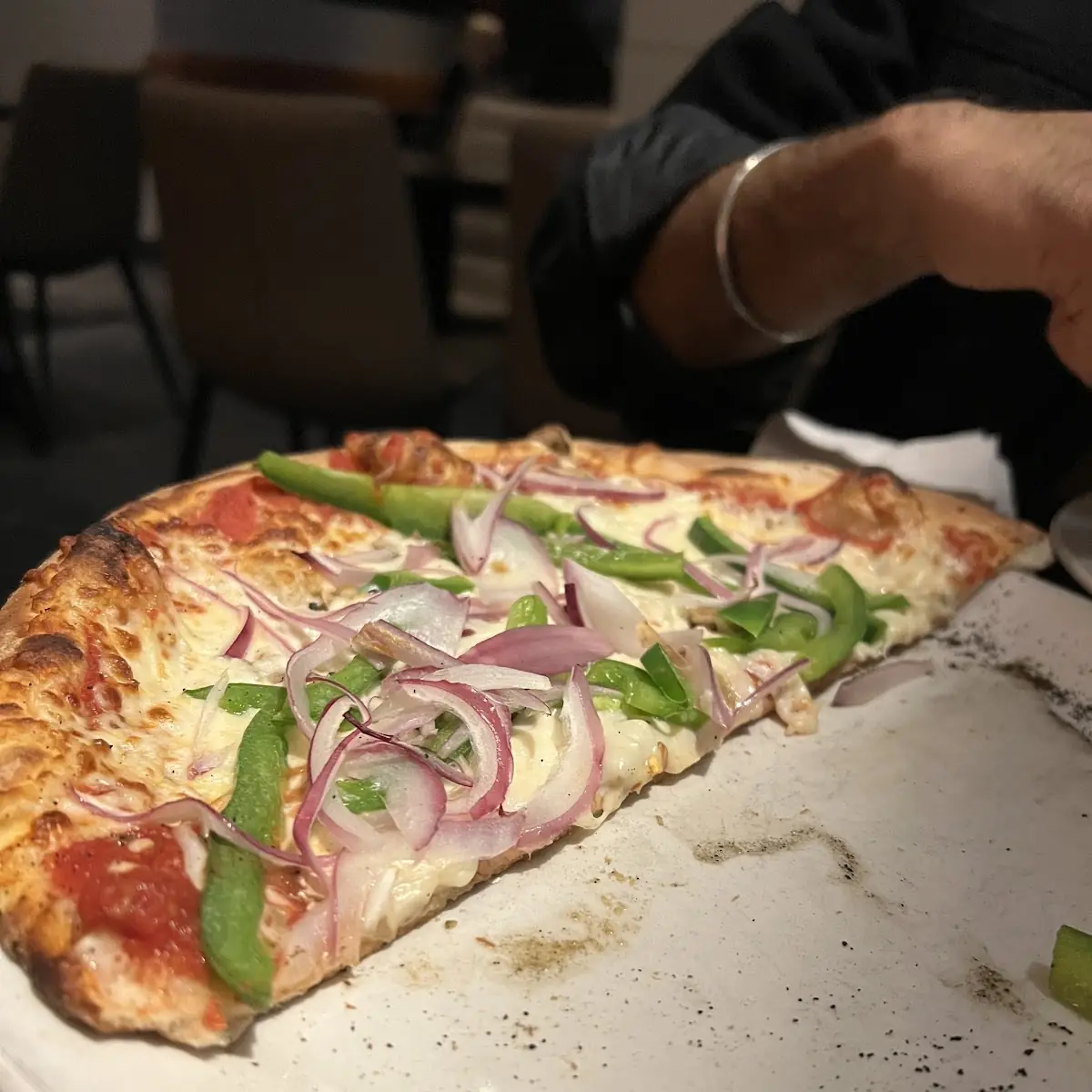 Vegetarian Pizza, Wooden Heads Gourmet Pizza