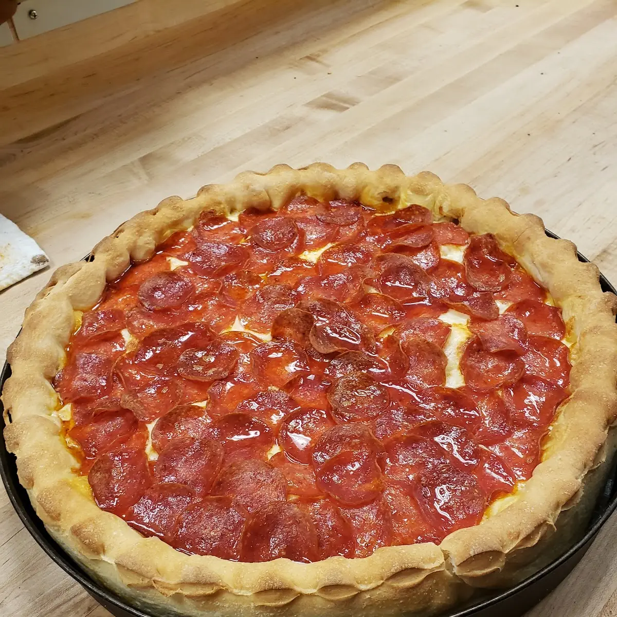 Pepperoni Double Crust Pizza