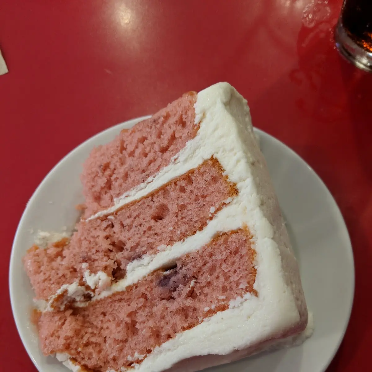 Strawberry Cake with Cream Cheese Icing