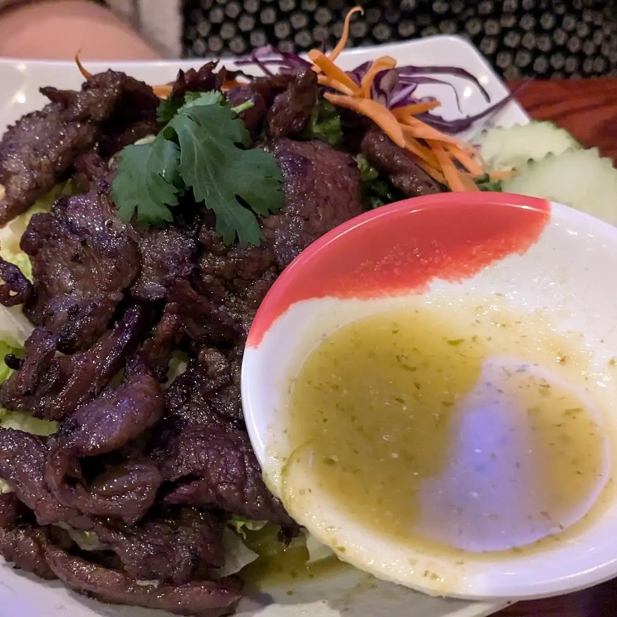 Grilled Nam-Tok Salad