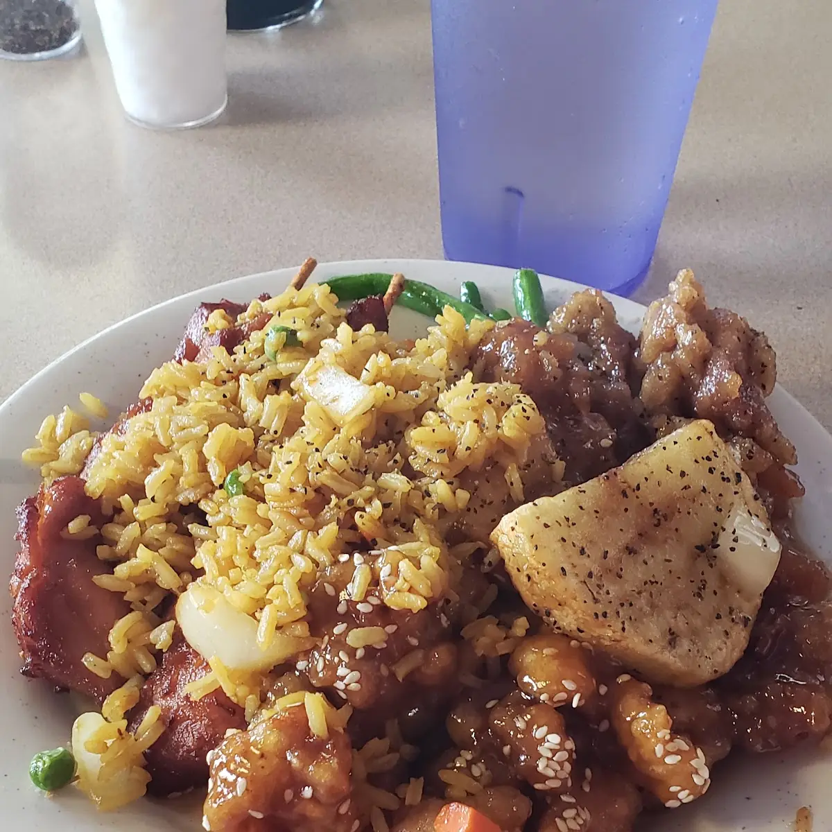 Sesame Chicken Fried Rice