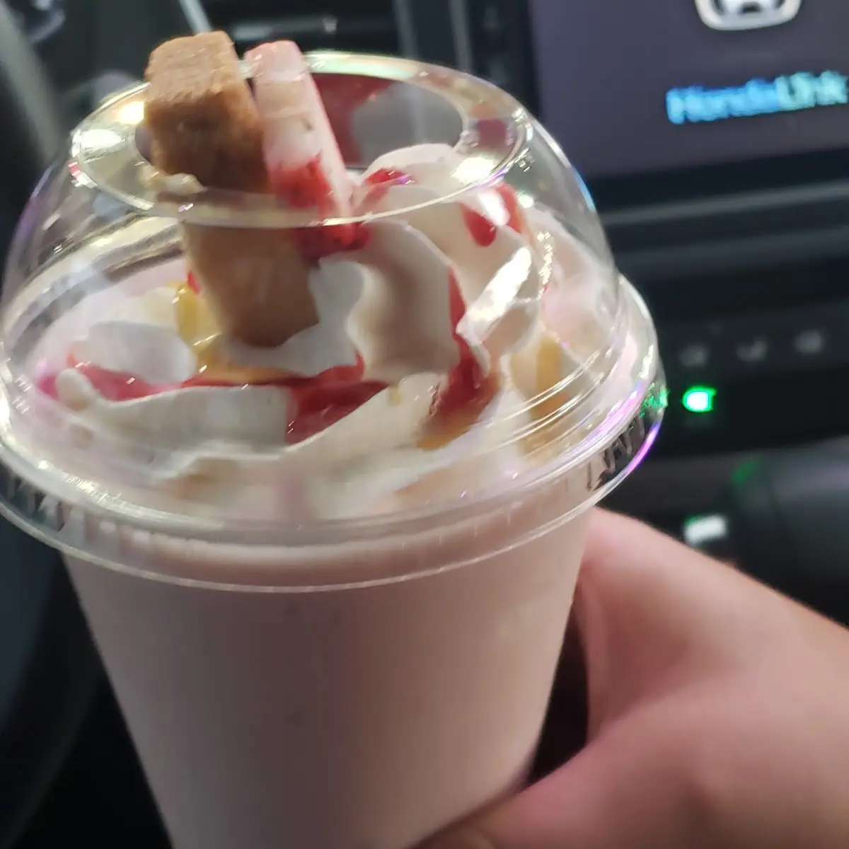 Strawberry Cheesecake Frappe