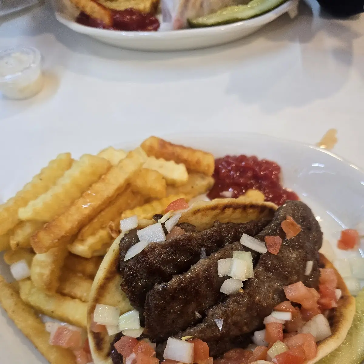 Gyro Sandwich with Fries