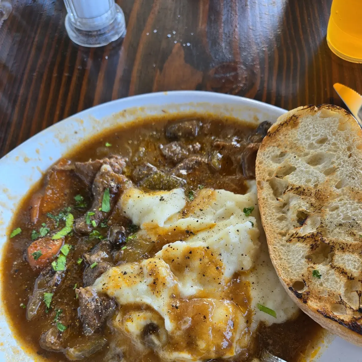 Braised Beef & Mushrooms