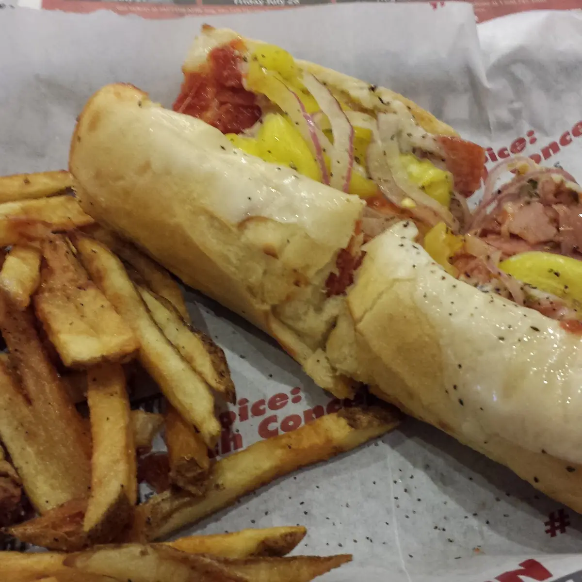 Italian Sub w Fries