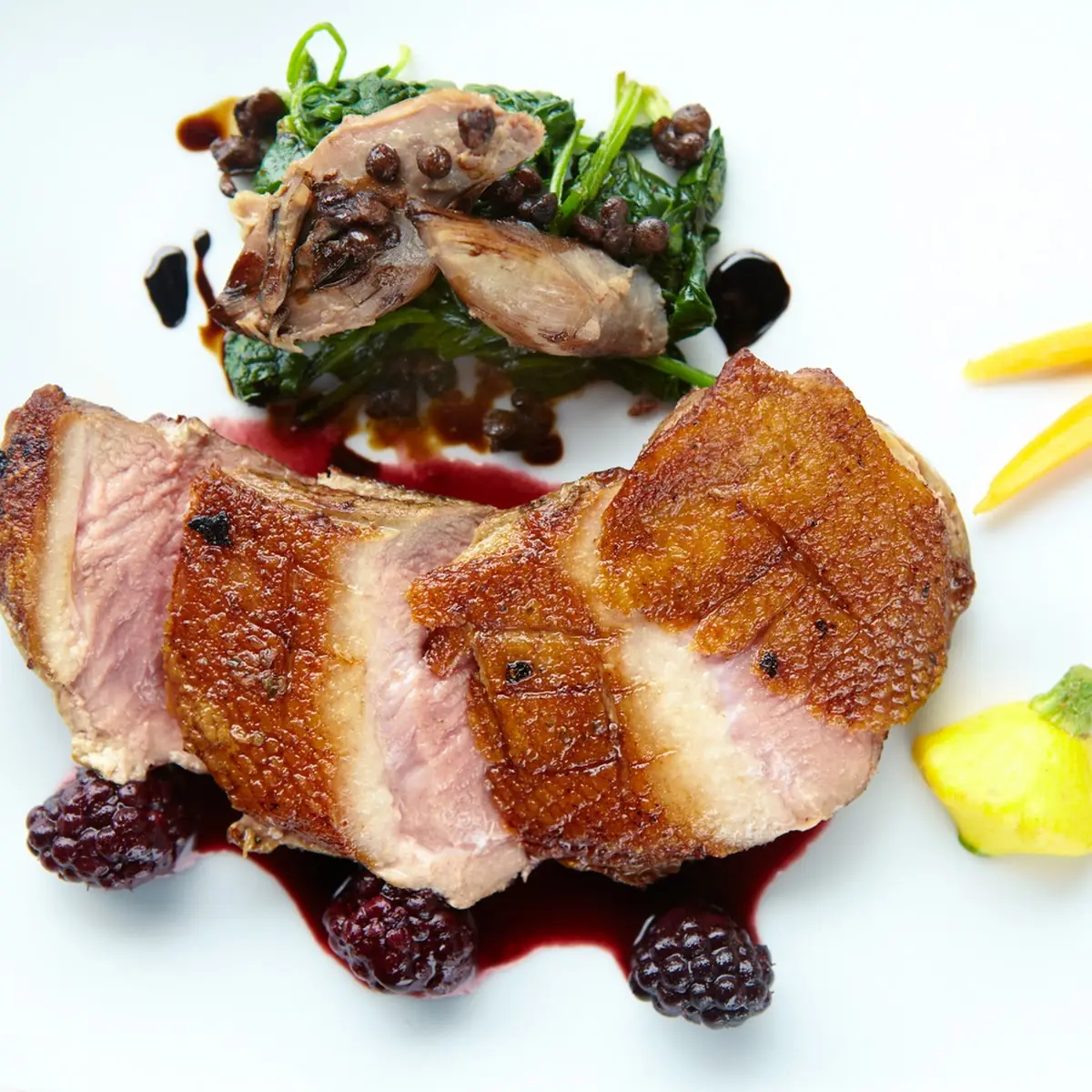 Duck Breast and Wedges
