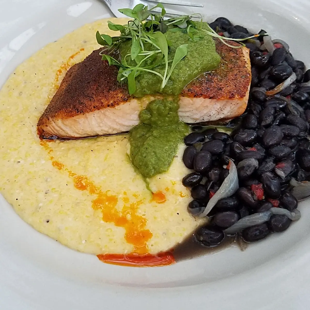 Pan-Seared NC Striped Sea Bass