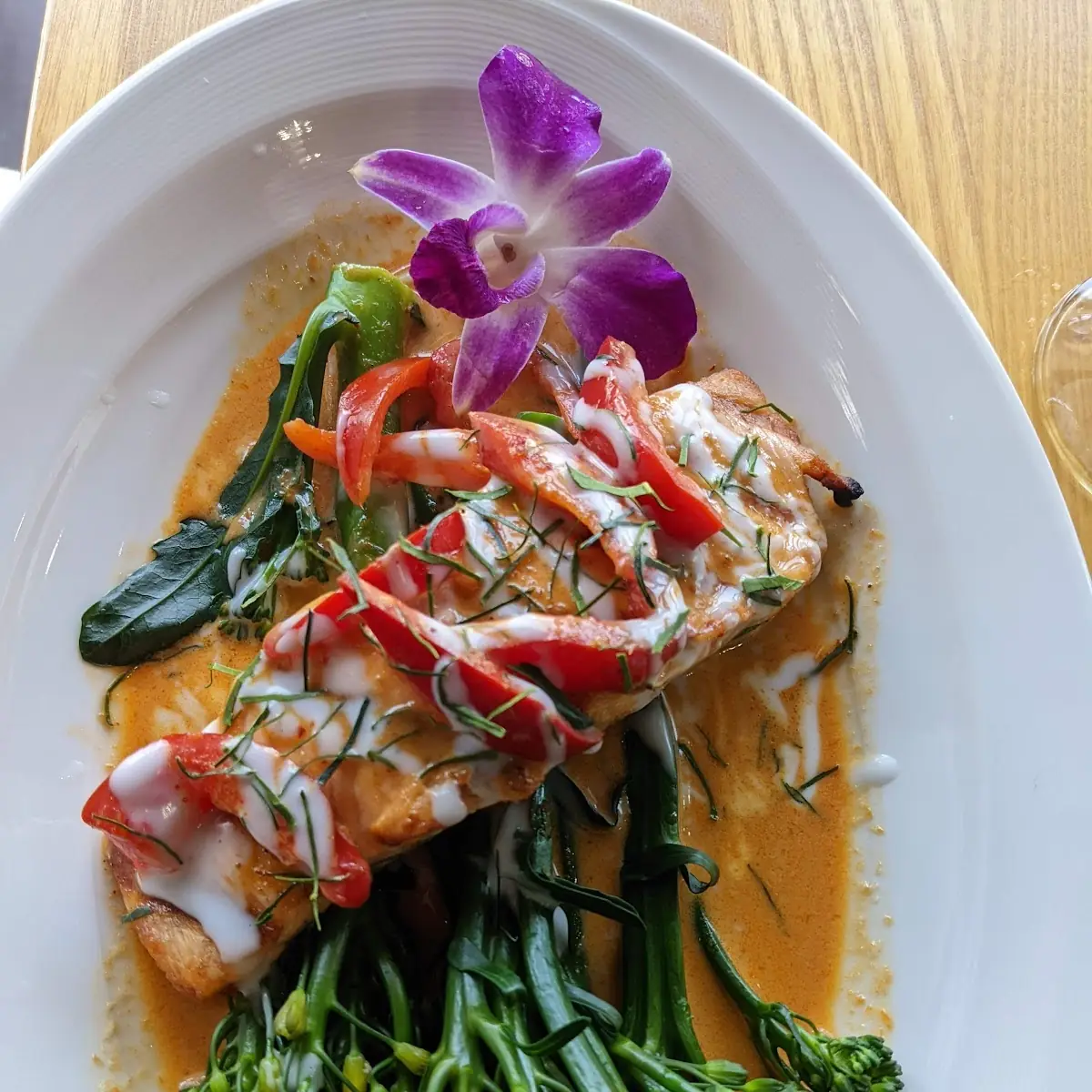 Grilled Salmon Choo-Chee
