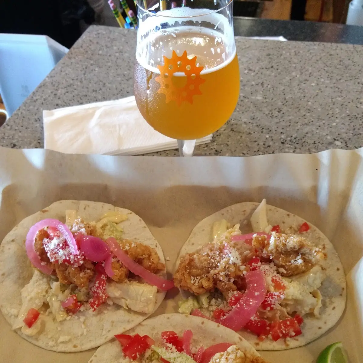 Fried Chicken Tacos