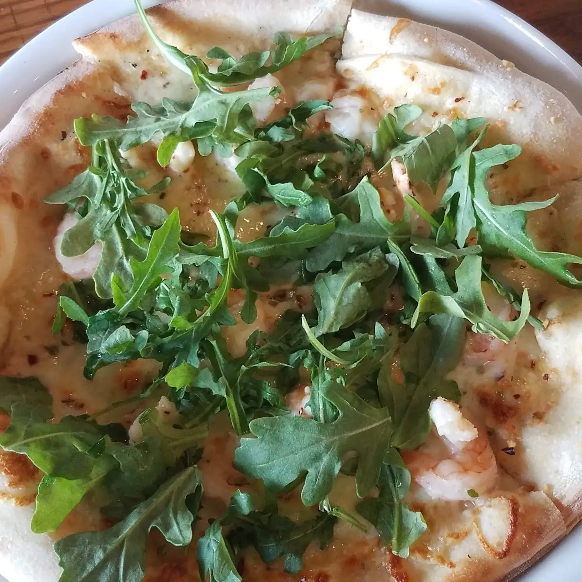 Shrimp Scampi Pizza